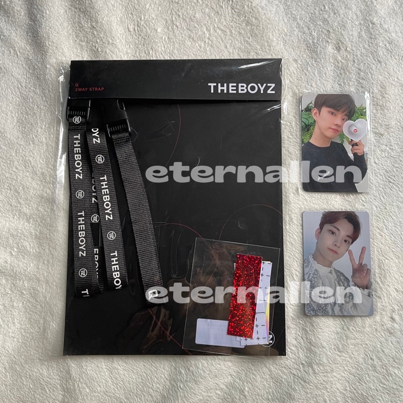 PHOTOCARD PC THE BOYZ Q CHANGMIN ACRYLIC LS STRAP FULLSET STICKER