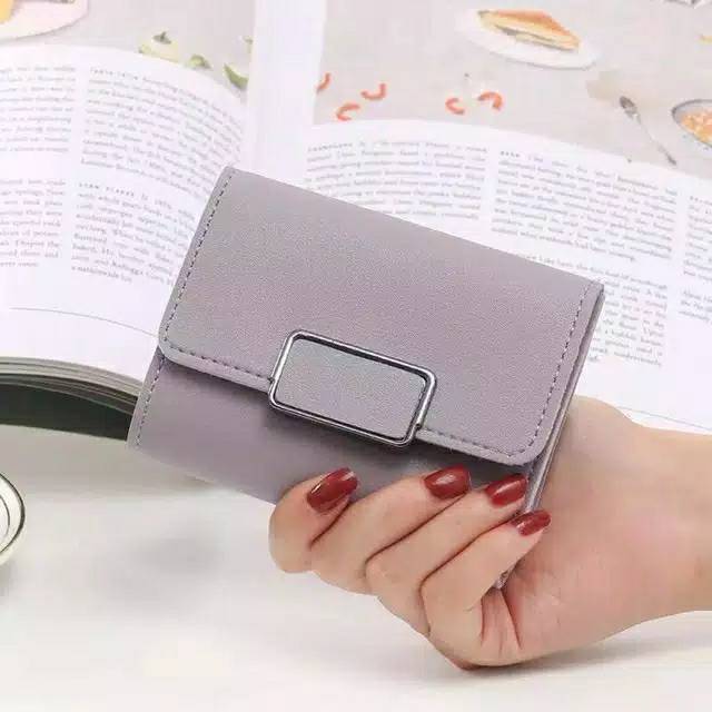 Dompet Wanita Lipat Korean Forever Fashion Import Pendek FY Kotak Square