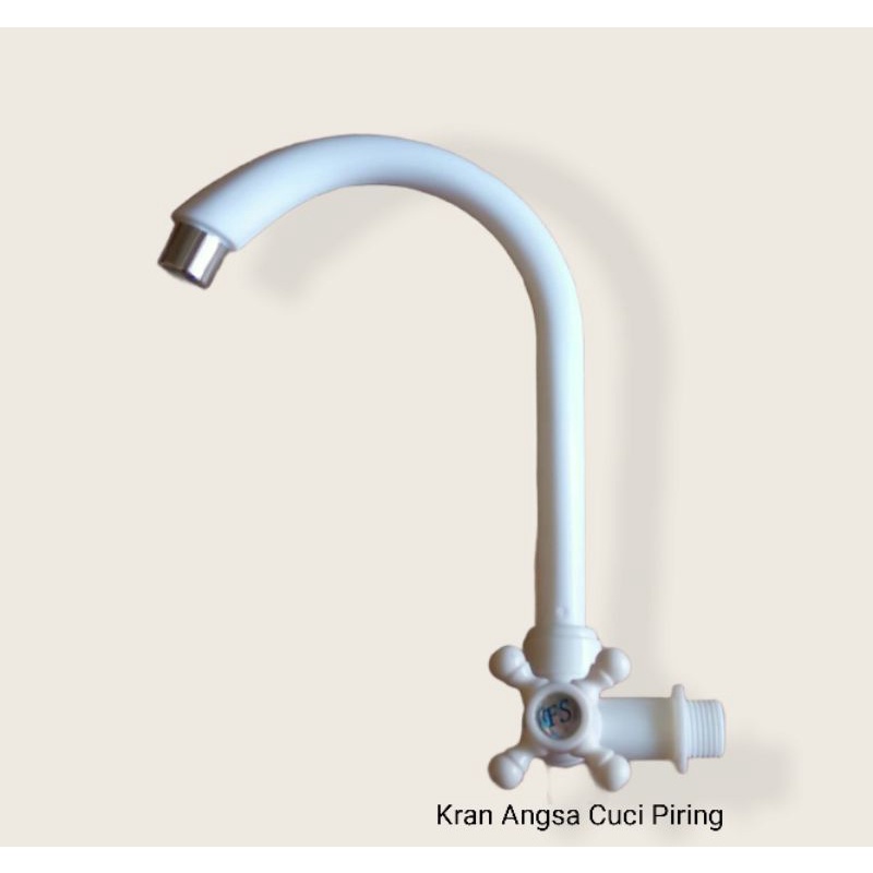 TERMURAH Kran Angsa Baling Engkol Cuci Piring Keran Air Sink PVC Dapur