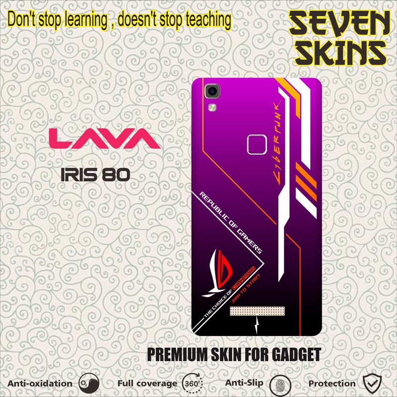 SKIN HANDPHONE  LAVA IRIS 80 ROG1