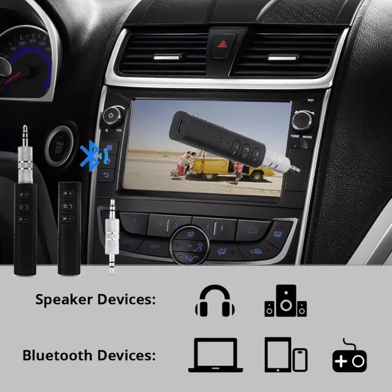 Car Bluetooth Wireless Receiver BT-450 BT 801 Bluetooth Car Kit Aux - 59915