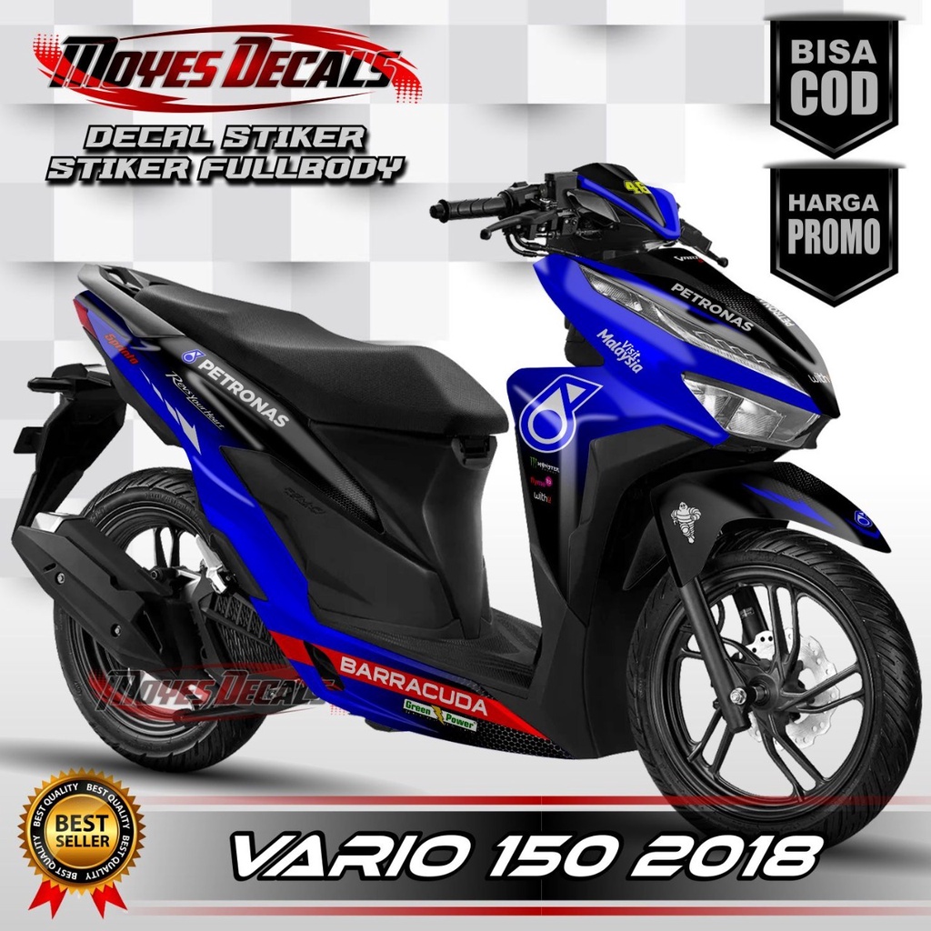 (BISA COD) Decal Sticker Vario led 125 150 full body - Dekal Stiker Striping lis Vario 2015/2016/201