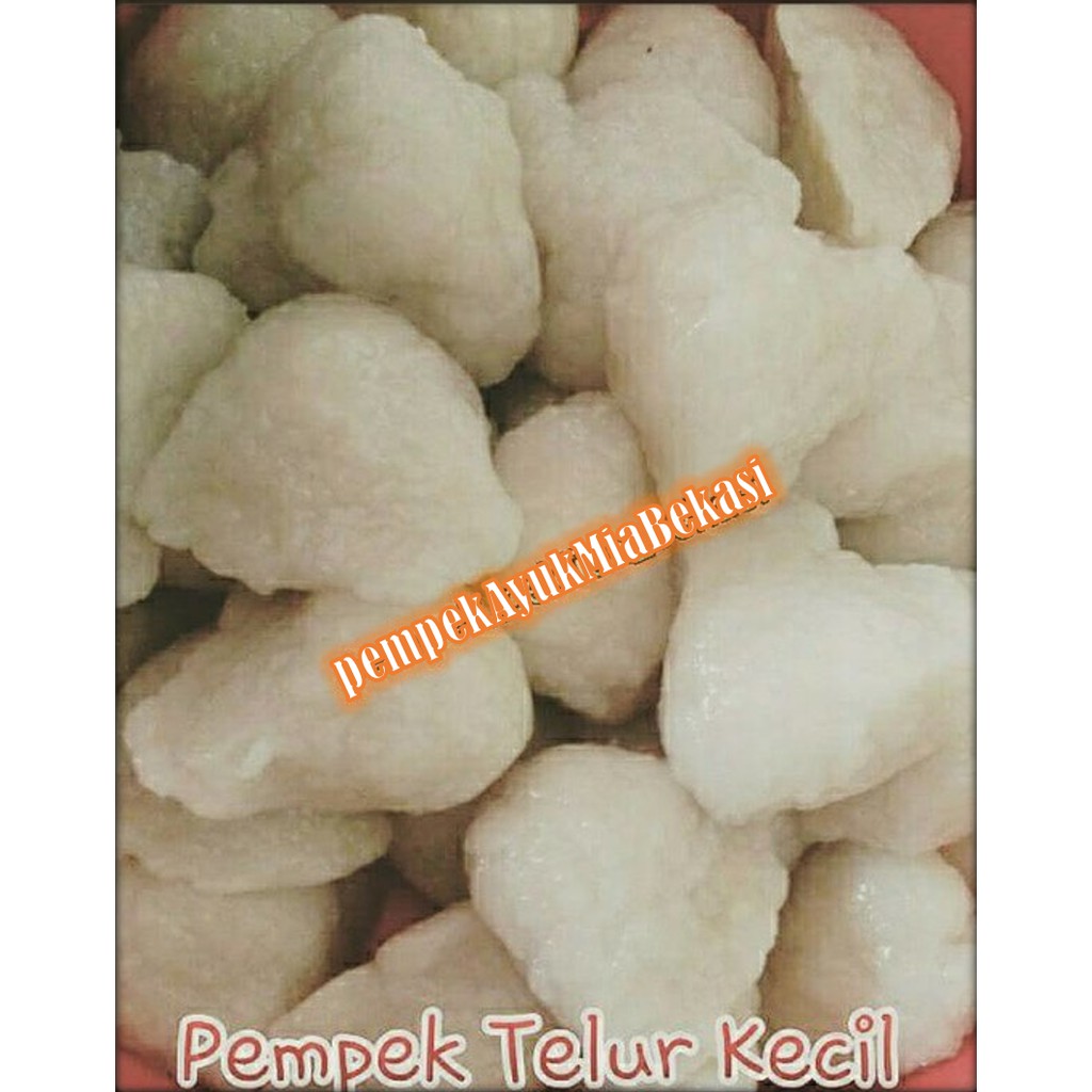 

Pempek / Empek-empek Ikan Palembang Telur Kecil + Cuko