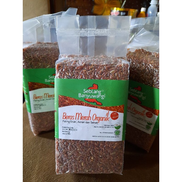 

Beras Merah Organik 1 Kg Seblang Banyuwangi