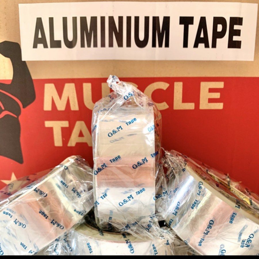 

Lakban Aluminium Foil Tape Tahan Panas Dan Air