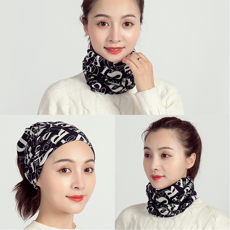 Joshin Scarf Hangat Ragam Leher Pullover Syal Korea Fashion Masker Tahan Angin wanita