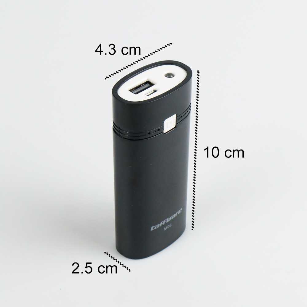 Taffware Case Power Bank DIY Untuk 2PCS 18650 - M06