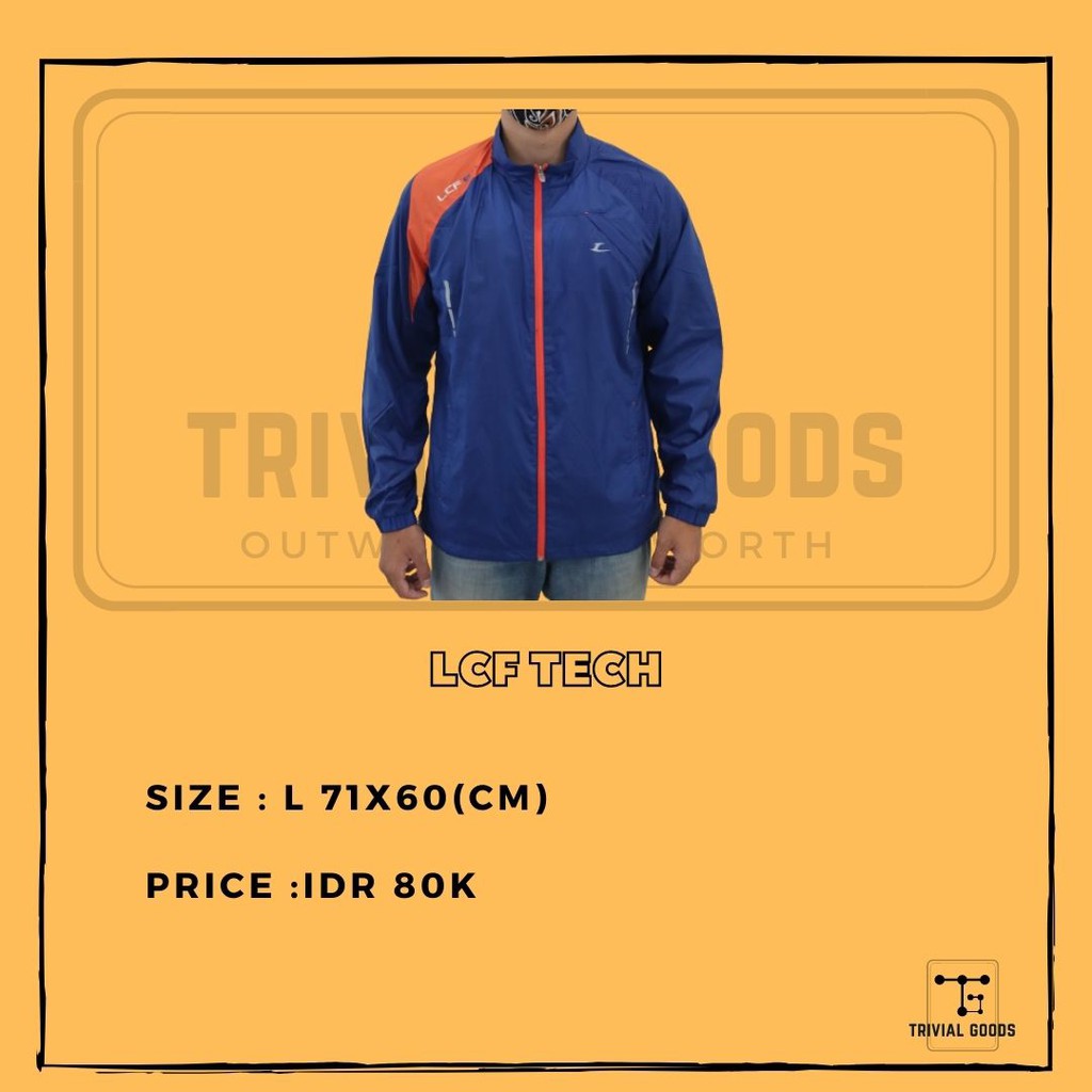 Jaket LCF tech LECAF outdoor / hiking jacket
