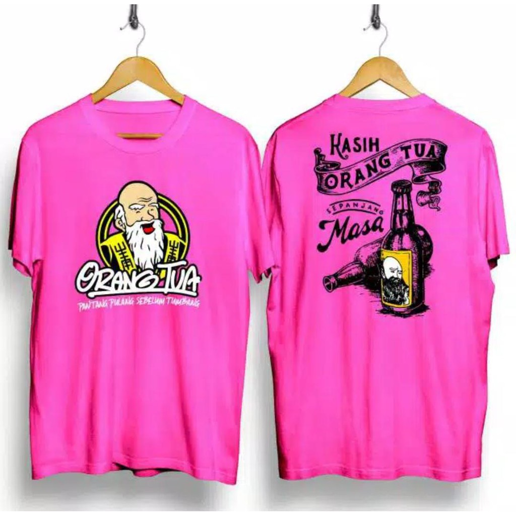 NewsFashion Kaos Pria Kaos Distro OT Botol PINK CN562 NewsFashion Kaos Pria Kaos Distro OT Botol PINK CN562