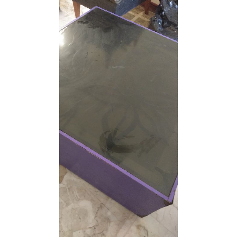bekas meja tamu ukuran 1m x 1m x 45cm