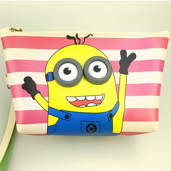 Tempat Penyimpanan Tas Kosmetik Make Up Traveling Organizer Pouch Unik Sabun Mandi Shampo Simpan Bar