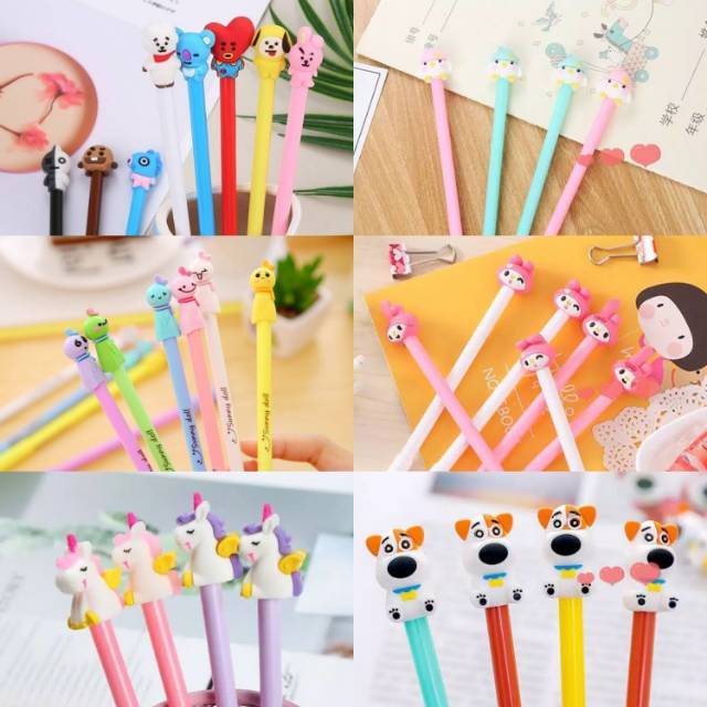 

Pulpen ink 0.5 mm All variant BT21 unicorn my melodi dll
