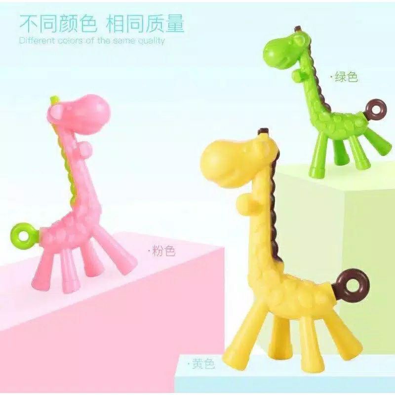 Mainan Bayi Gigitan Teether Jerapah / Giraffe TERMURAH