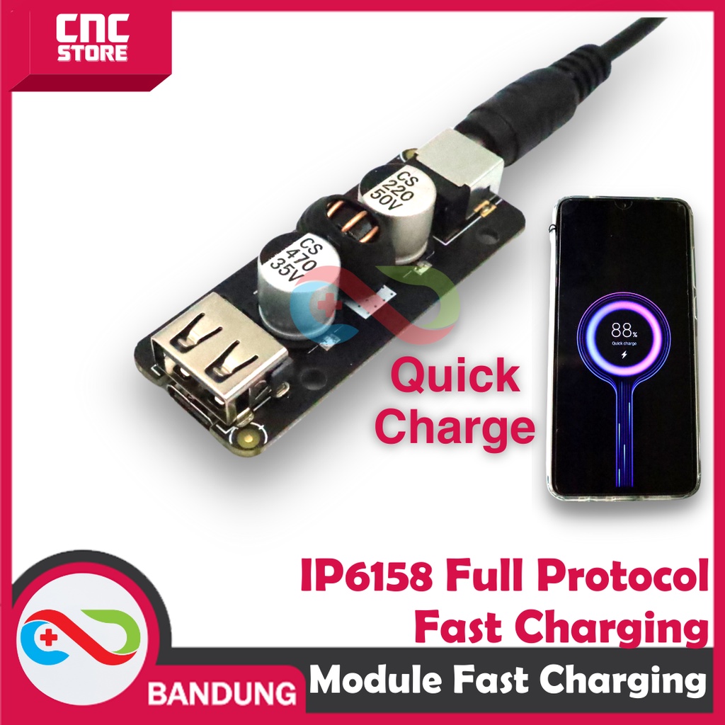 IP6518 FULL PROTOCOL FAST CHARGING BOARD MODULE QUALCOMM QC3.0