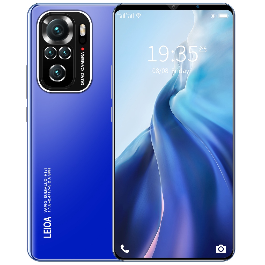 【COD】Terjual terbaik hp Penjualan ponsel Note10 Pro asli penjualan besar 2021 (RAM 6 GB + ROM 128 GB) Smartphone infrared hp handphone hp androit murah  hp android promo joystick hp hp android 10 handphone android hp bagus yang murah handphone android-biru