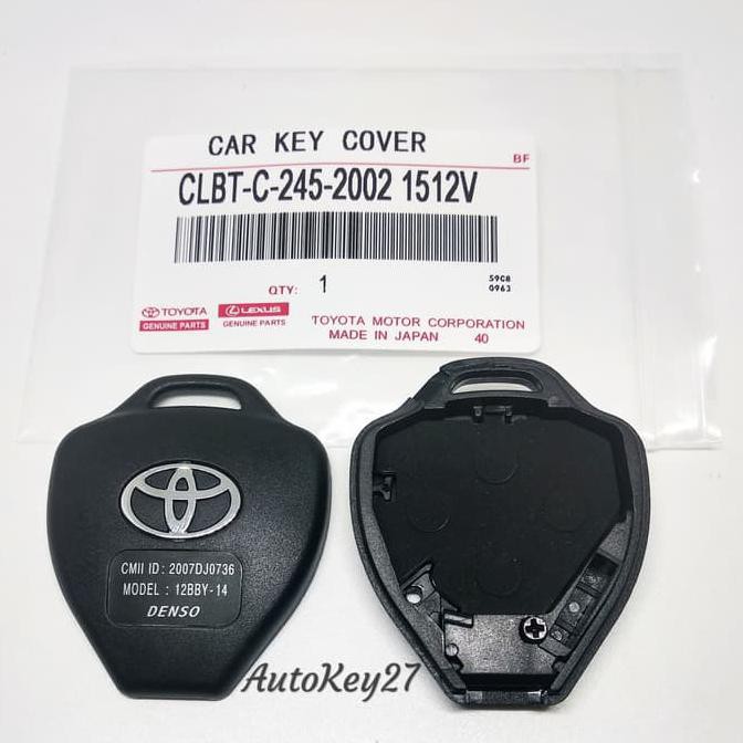 Barangasli!! Casing/Cover Kunci Alarm Mobil Toyota Innova Vios Yaris Altis 2 TomboL