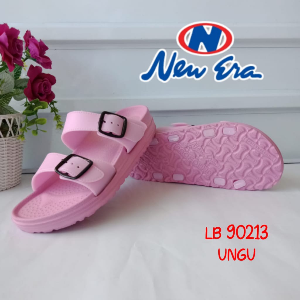 BB NEW ERA LB E 90213 Sandal Karet Wanita Terbaru Sendal Karet Selop Ban Dua