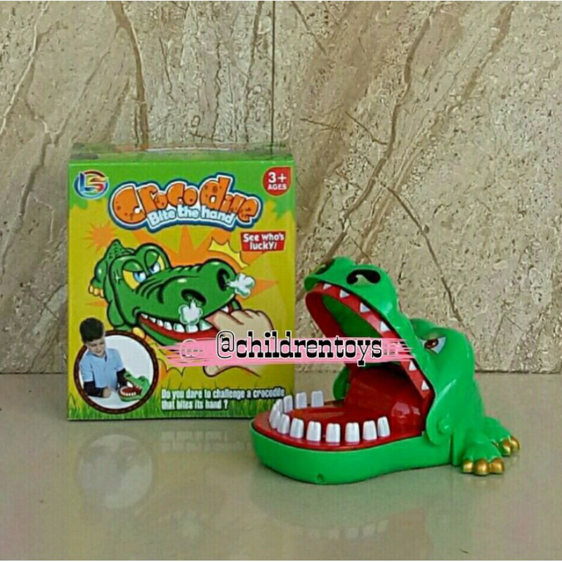 Mainan buaya gigit/buaya gigit/crocodile