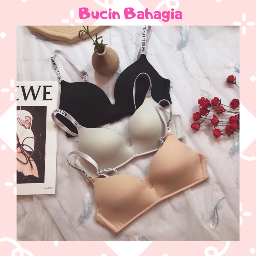 BH BRA Wanita push-up Bahrain sexy bra Tanpa Kawat Premium BH36