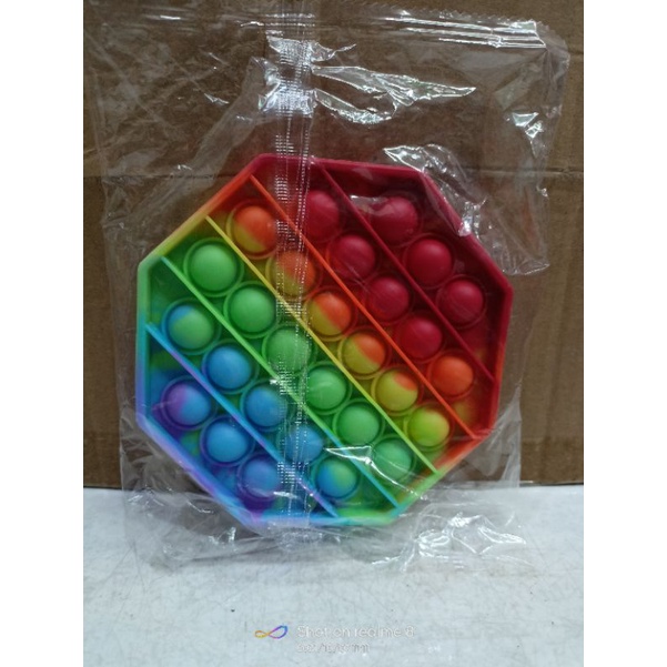 Mainan Pop it Anak Rainbow-SEGIDELAPAN