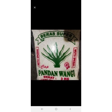 

beras kemasan raja lele,pandan wangi,tawon 3kg