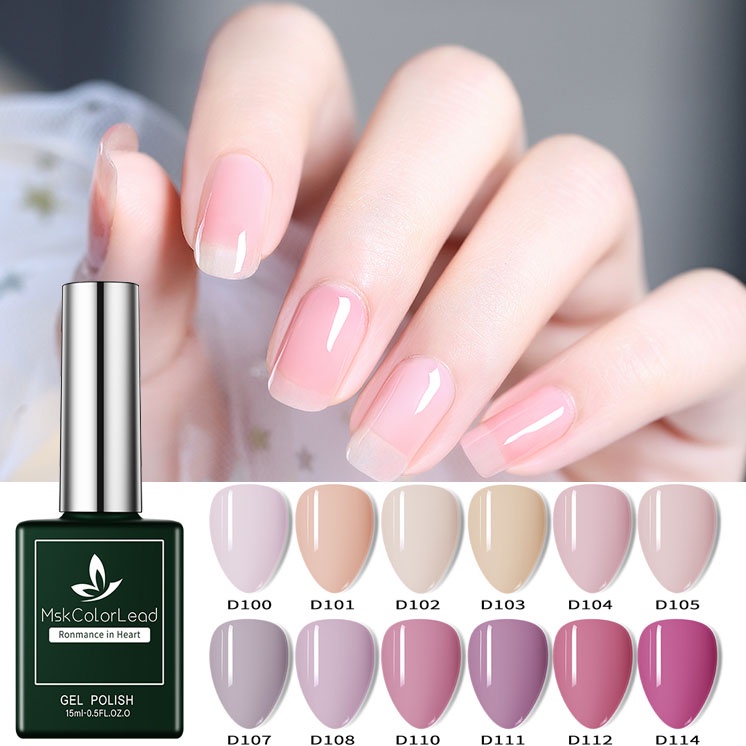 MAKCOLORLEAD 15ml  Nail Gel Polish Kutek Halal Professional Nail Art  Gel UV LED Nail Art Nail Polis