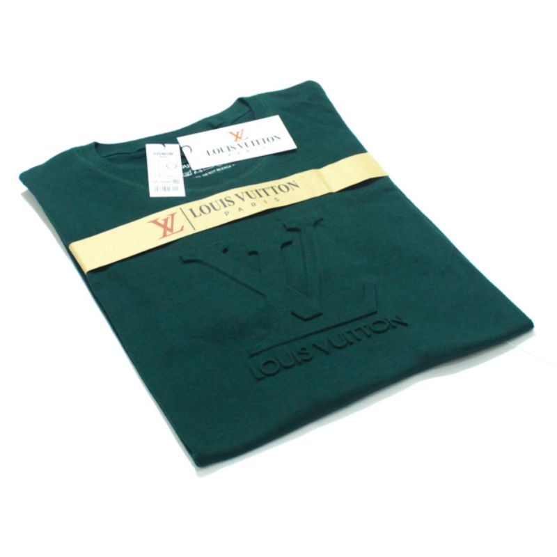 kaos louis vuiton emboss /pakaian pria terbaru LV emboss /pakaian pria terlaris /kaos import emboss