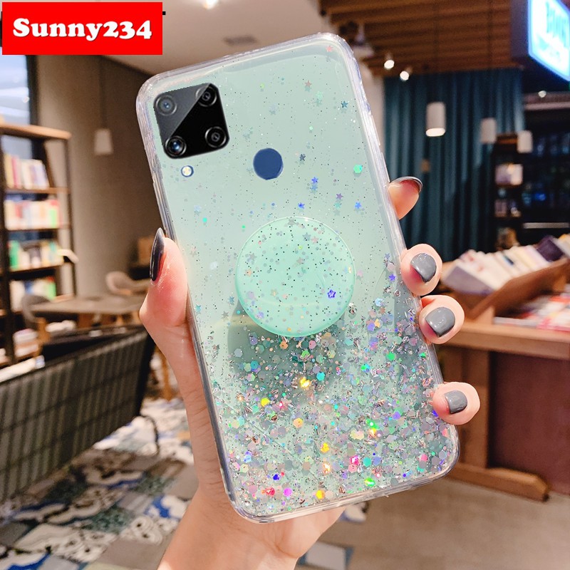 Kasing ponsel dengan dudukan Case Realme C15 C11 C12 Case