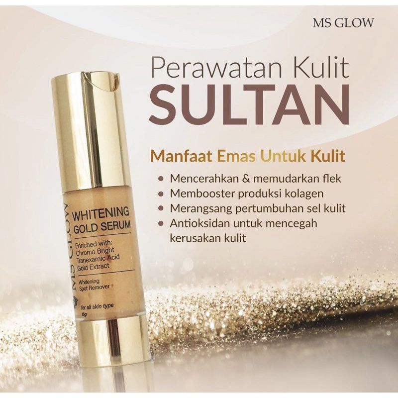 MS Glow Serum Gold / Serum Gold Ms Glow / Whitening Gold Serum Ms Glow