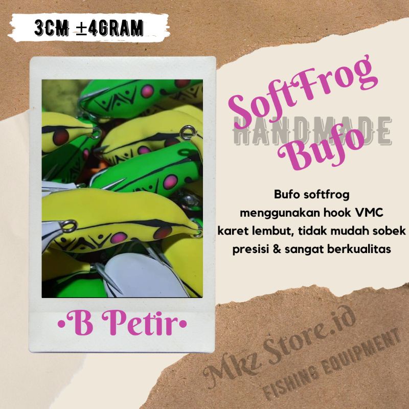 BABY PETIR - BUFO SOFTFROG INDONESIA HANDMADE
