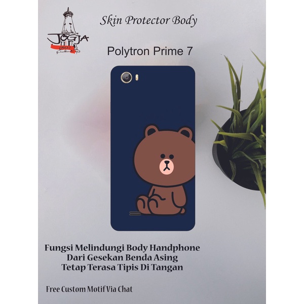 dapat 2Pcs Garskin Hp Polytron Prime 7 Motif fs - Free Custom motif via chat