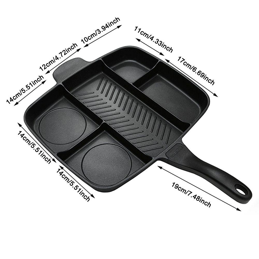 Preva Wajan Penggorengan 5in1 Breakfast Tools Roasting Pan Frypan