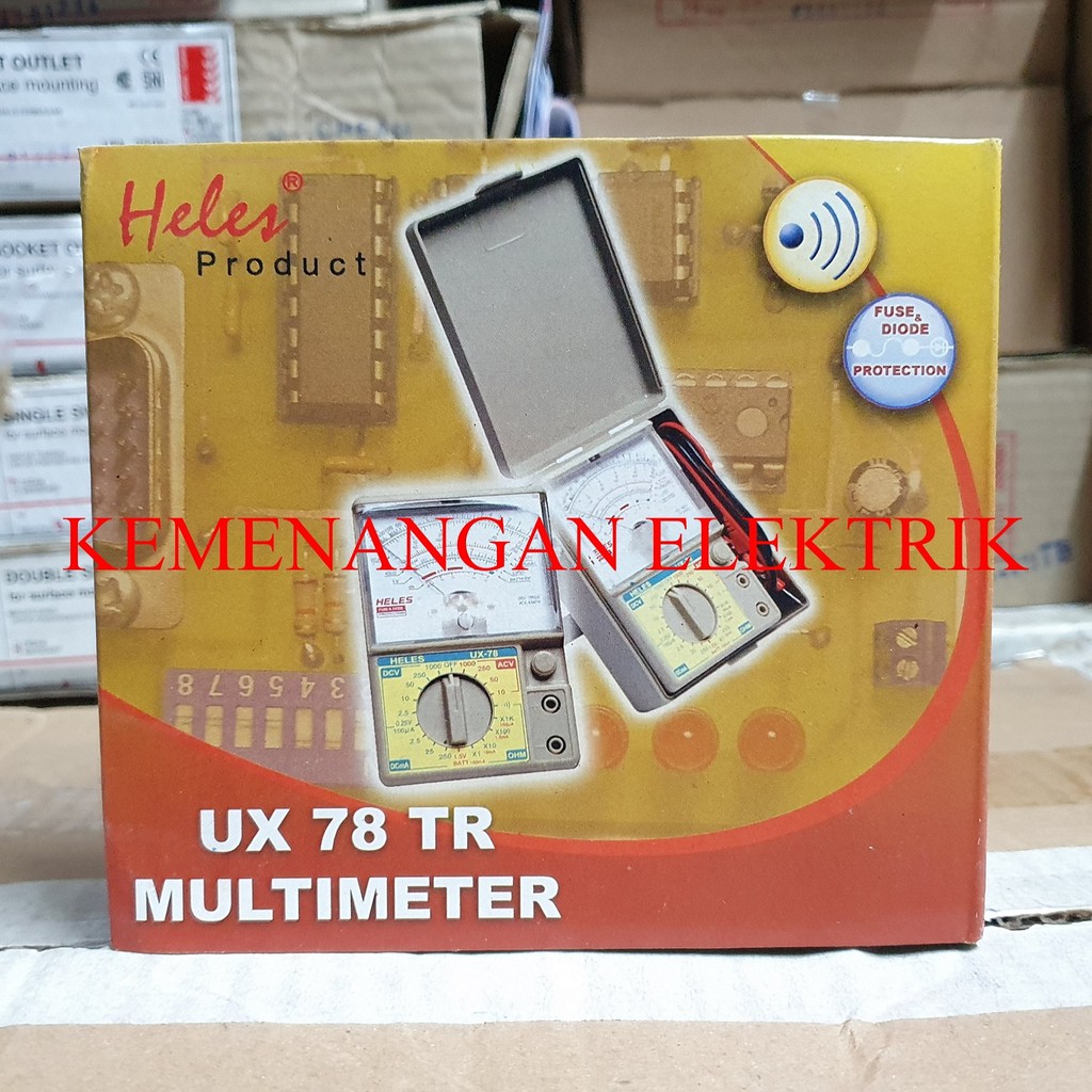 MULTIMETER AVOMETER HELES UX-78 - ANALOG MULTITESTER UX78 UX78TR