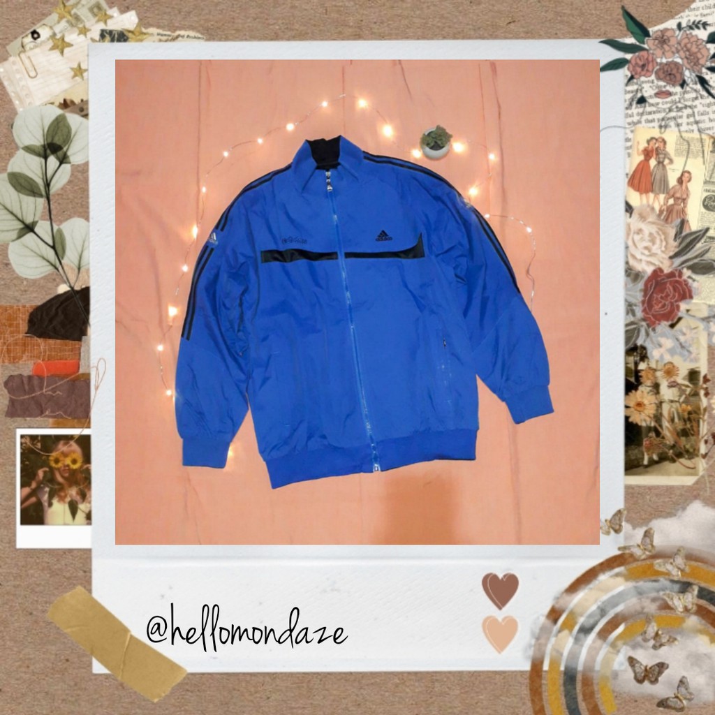 Jaket Parasut Adidas Thrift | Jaket Thrifting