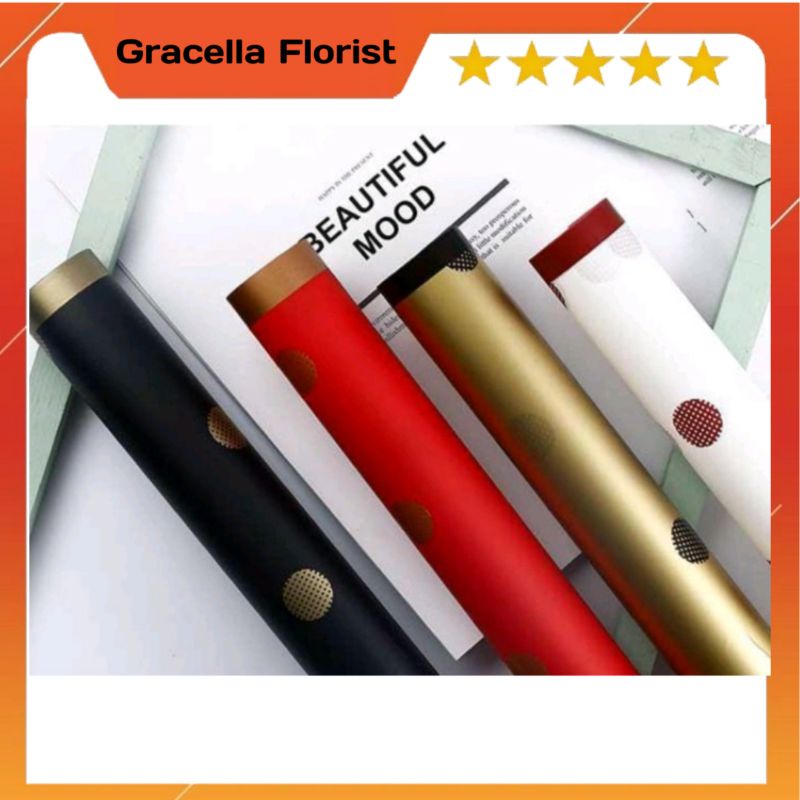 

KERTAS BUNGA ECERAN MOTIF POLKADOT ANTI AIR