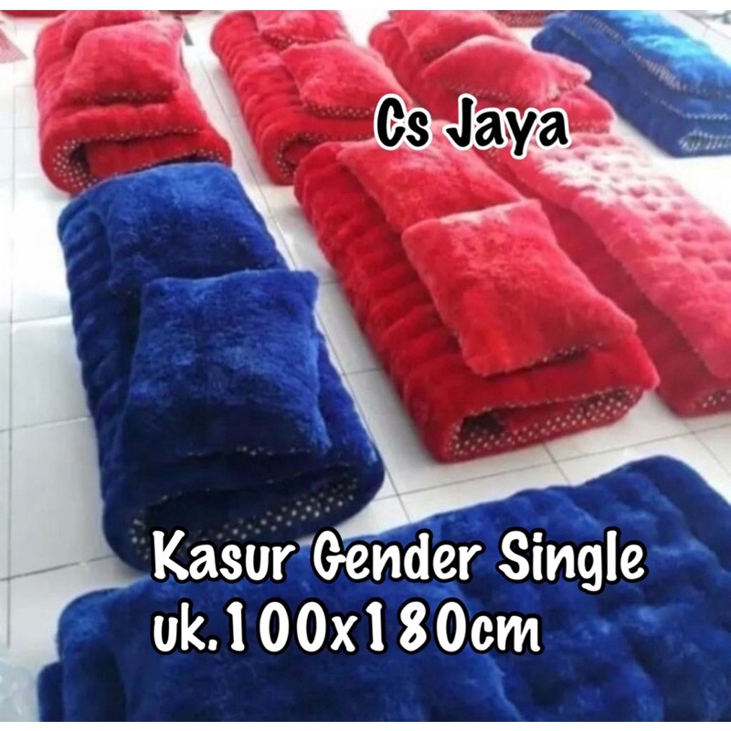 A4 Kasur Gender Single Kasur Menul Kasur Bulu warna Kasur Virall Uk.100x180x6cm