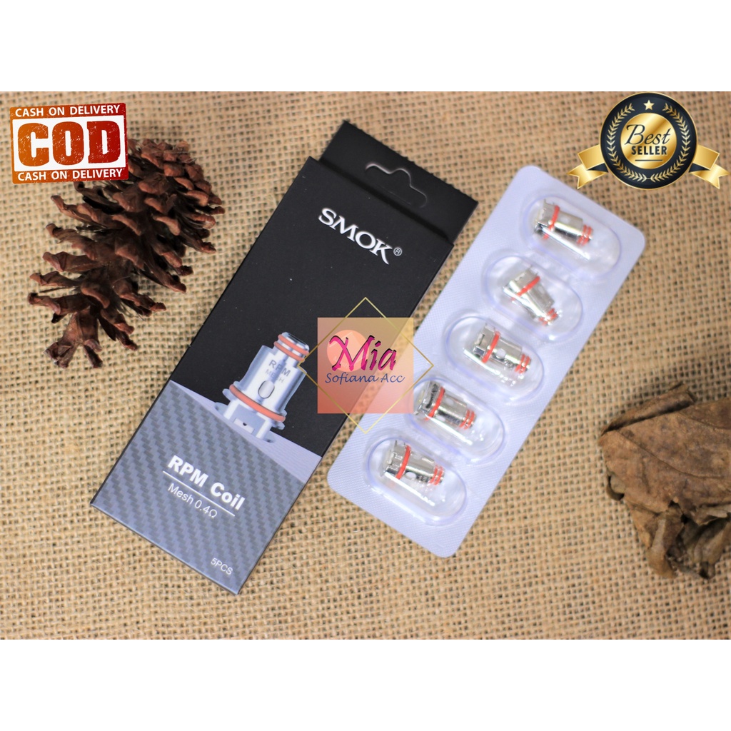 COIL RPM 40 MESH 0.4 OHM AUTEN HARGA PERKOTAK/ 5 PCS