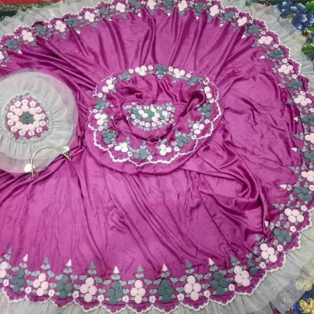 Mukena Bordir Timbul tile