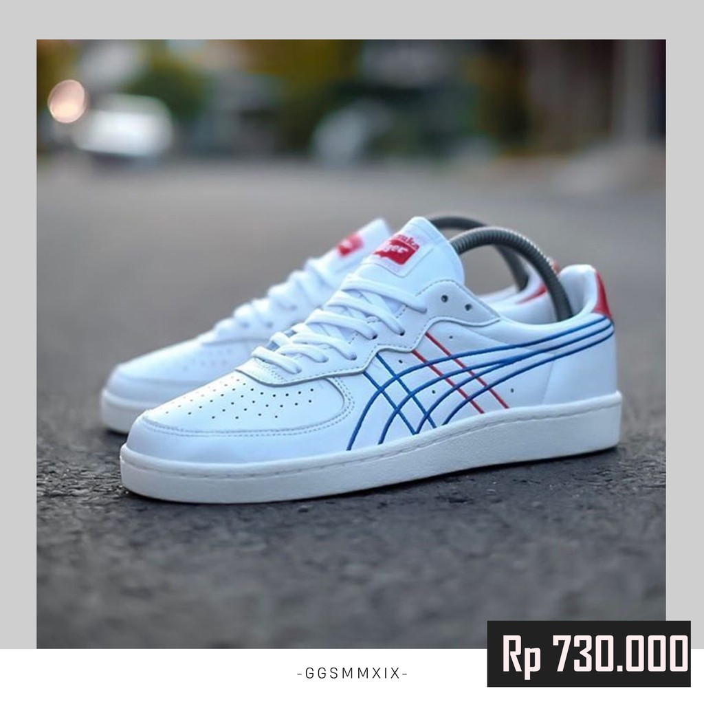 Sepatu Brand Onitsuka Tiger Original Replace Box | Onitsuka Tiger GSM White Red Original Replace BoX