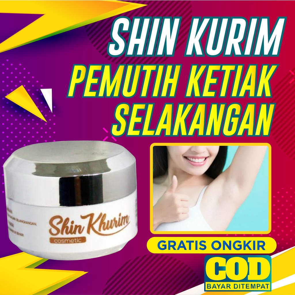 Shin Khurim BPOM / Cream Shinkurim / Sinkurim Shin Kurim Original Pemutih Ketiak Dan Selangkangan Hitam