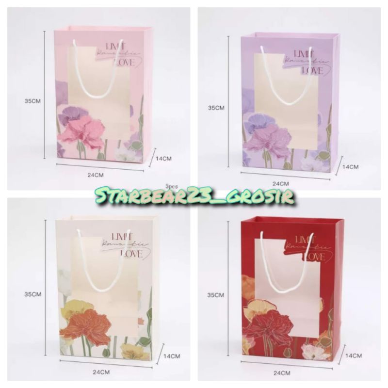 

Paperbag Transparent Flowers