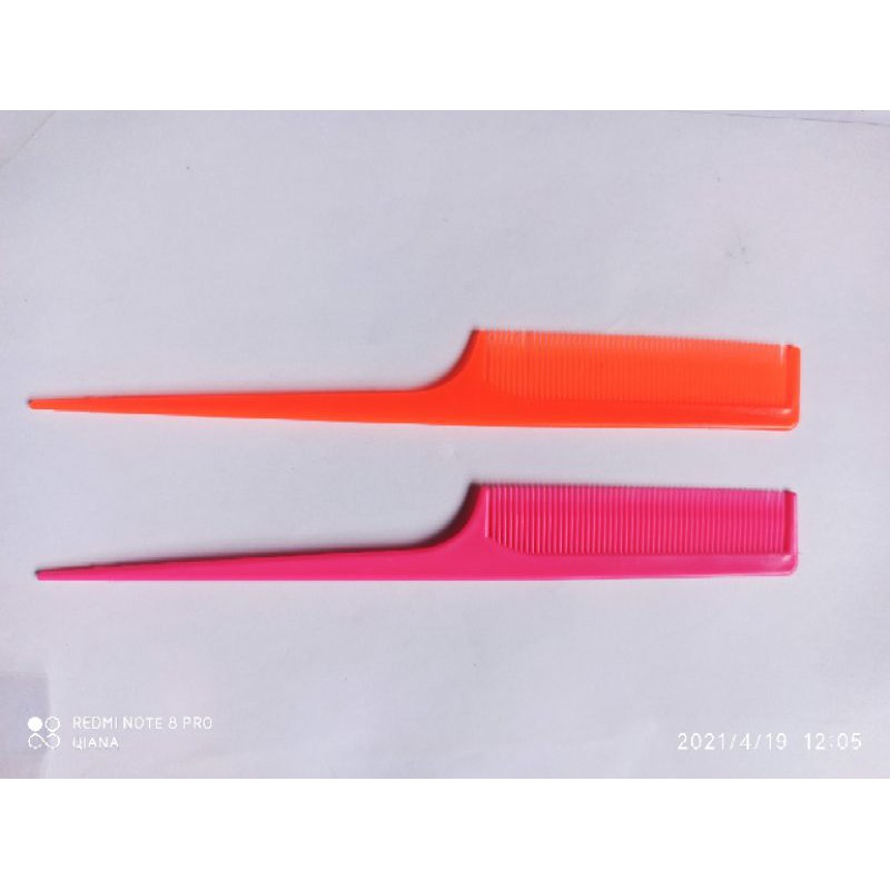 Hot item Sisir sasak polos warna warni/sisir sasak gagang lancip