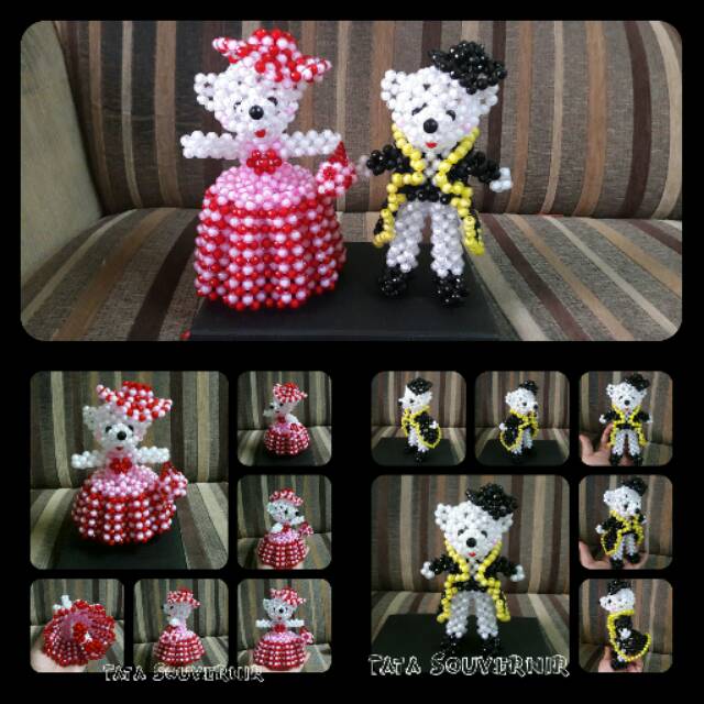 Pajangan Teddy Bear Couple type 6