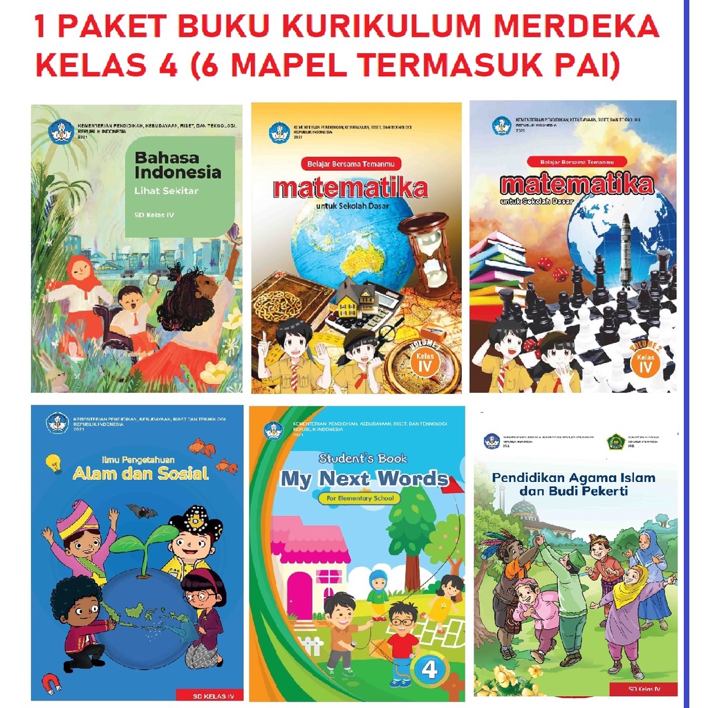 Jual Buku Siswa Sd Mi Kelas Iv Paket Buku Kurikulum Merdeka Sd Mi