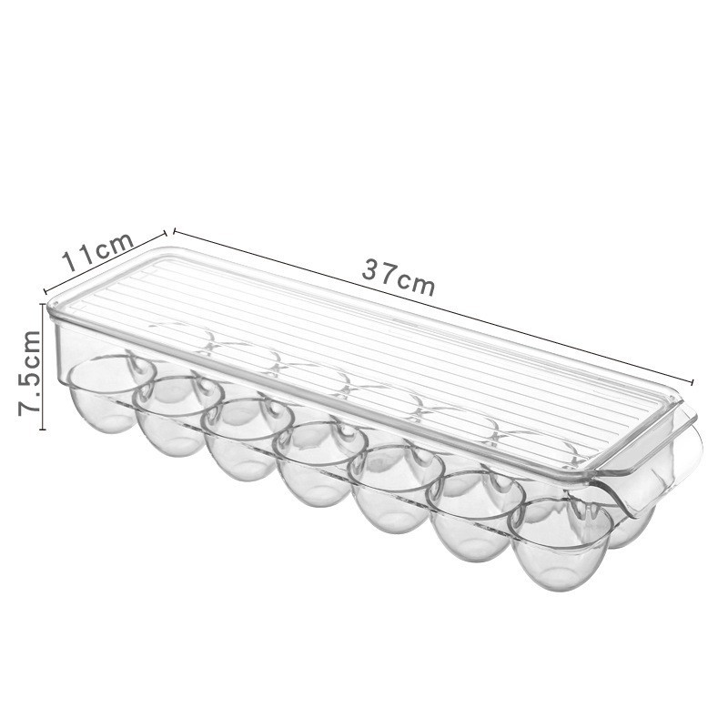 Mega_1688 Kotak Penyimpanan Telur bening Egg Shelf organizer Box telur MG949