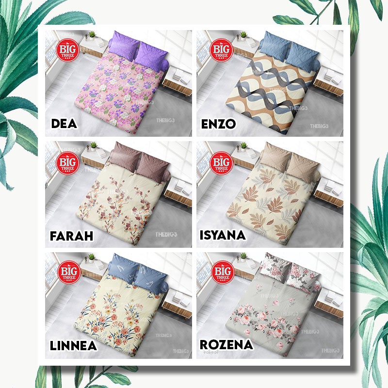 Sprei ALL NEW MY LOVE B4 180x200 Tinggi 30 motif Magani Enzo Dea Isyana Farah Kalia Paola Bellamy Linnea Flore Kyra Kolase Mabel - 180 King 4 bantal T30 SP