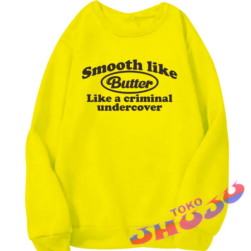 Basic Sweater BTS Butter Lyric &quot; SMooth Like Butter &quot;