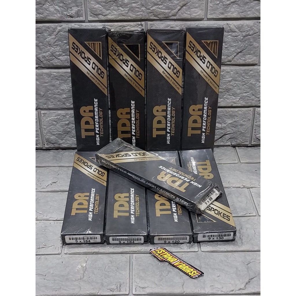 Jari Jari TDR Gold Ring 17 TDR Gold  Harga Sepasang/Set Depan/Belakang khusus Ring Velg 17
