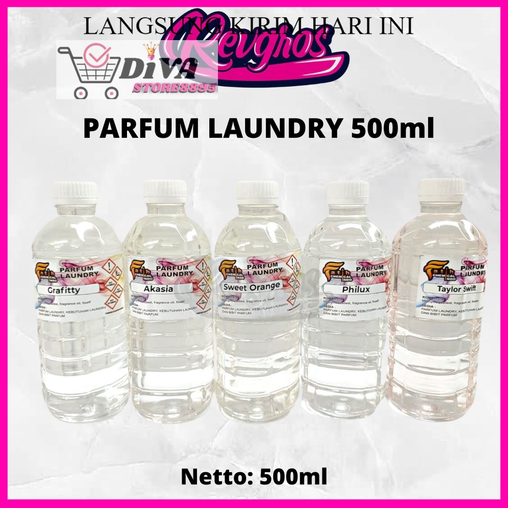 PARFUM LAUNDRY 500ML / PARFUM PAKAIAN / PENGHARUM LAUNDRY / PEWANGI PAKAIAN