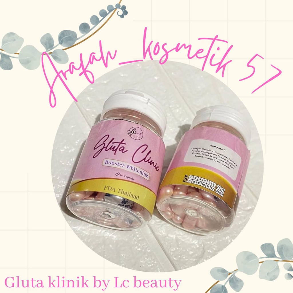 gluta clinic by lc beauty collagen pemutih badan glutaskin klinik